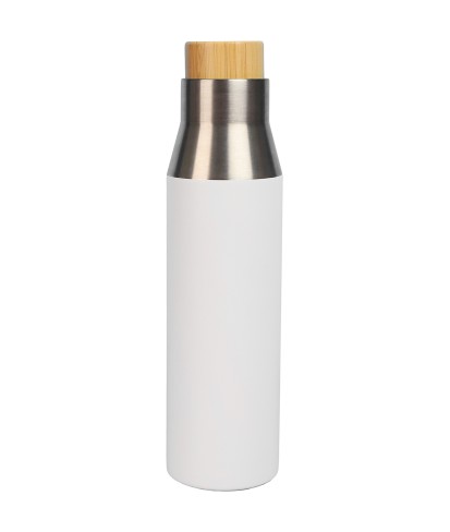 QUENCH - Vaccum Bottle with Bamboo Lid